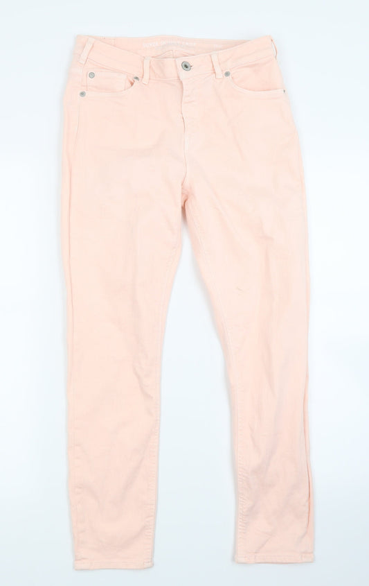 Jack Wills Womens Pink Denim Skinny Jeans Size 29 L25 in