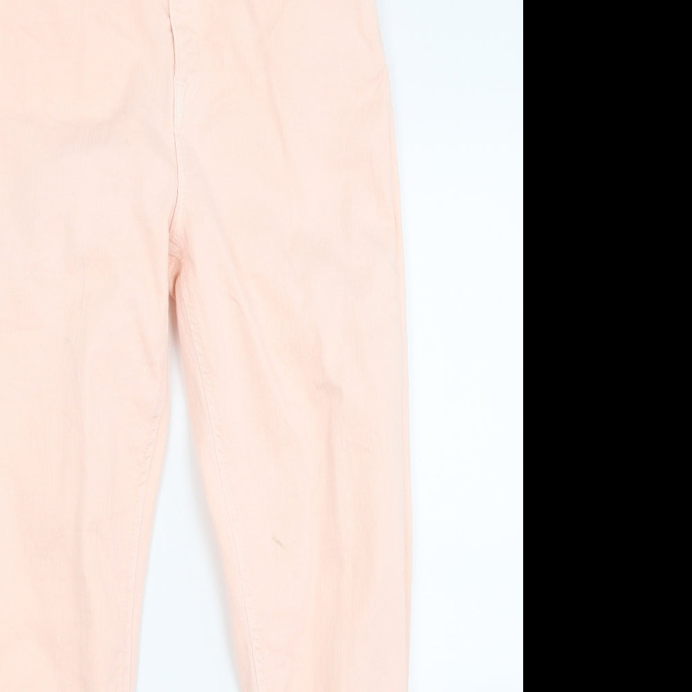 Jack Wills Womens Pink Denim Skinny Jeans Size 29 L25 in