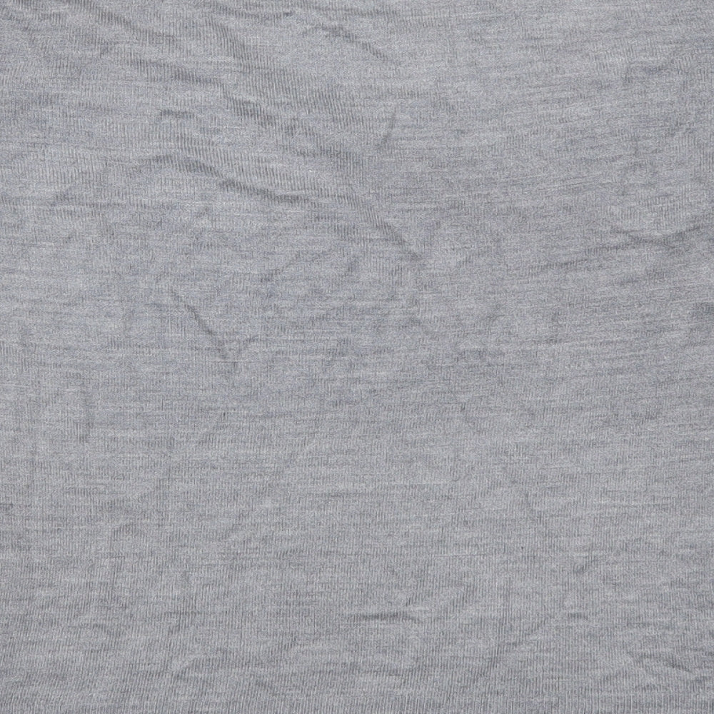 Brand and care label for Next women’s grey jumper, size UK 16