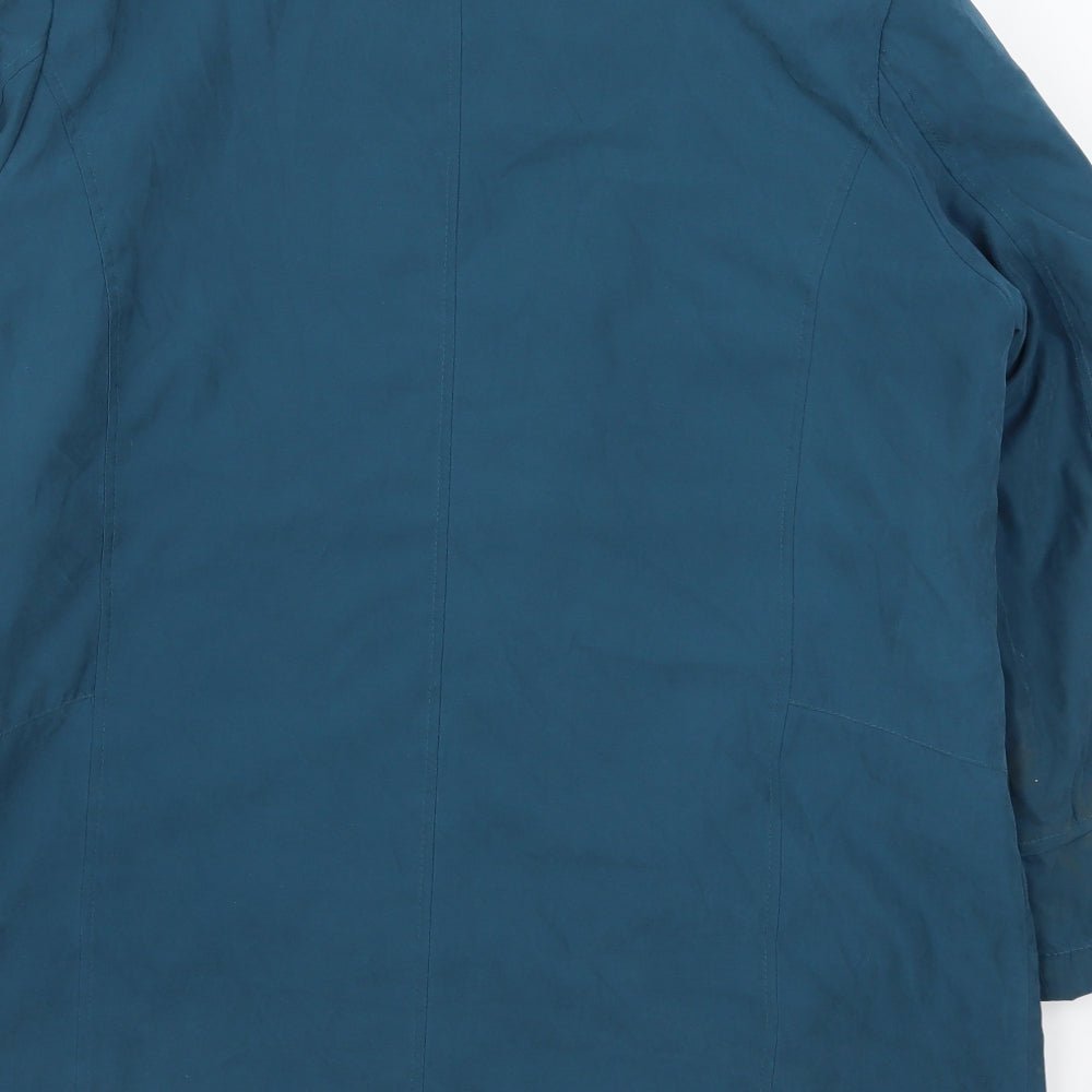 Bonmarché Womens Blue Overcoat Coat Size M