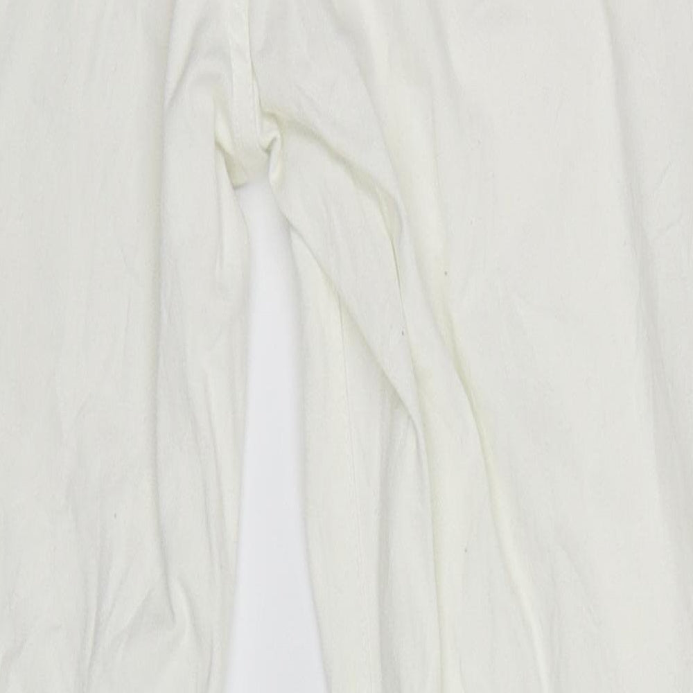 Peacocks Womens White Denim Skinny Jeans Size 10 L27.5 in