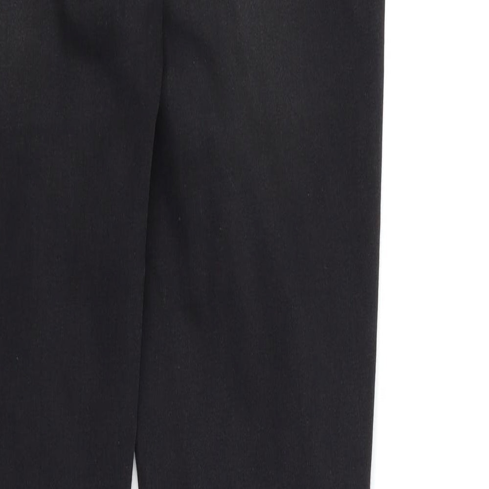 Brand and care label for Tu women’s black skinny jeans, size UK 8