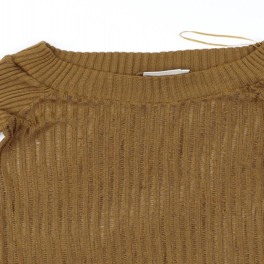 H&M Womens Brown Pullover Jumper Size M