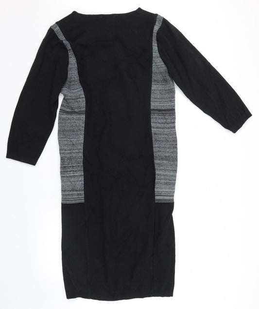 Per Una Womens Black Shirt Dress Size 14