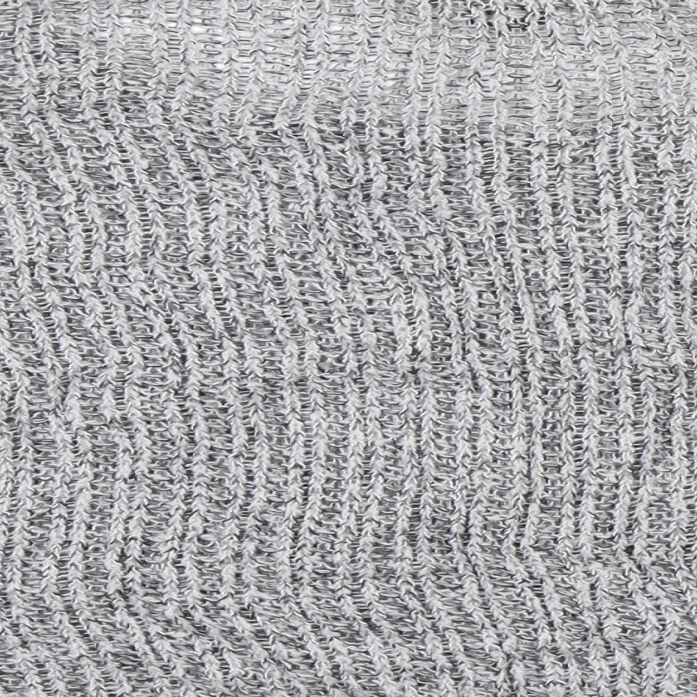 Brand and care label for Topshop women’s grey knit jumper, size UK 14