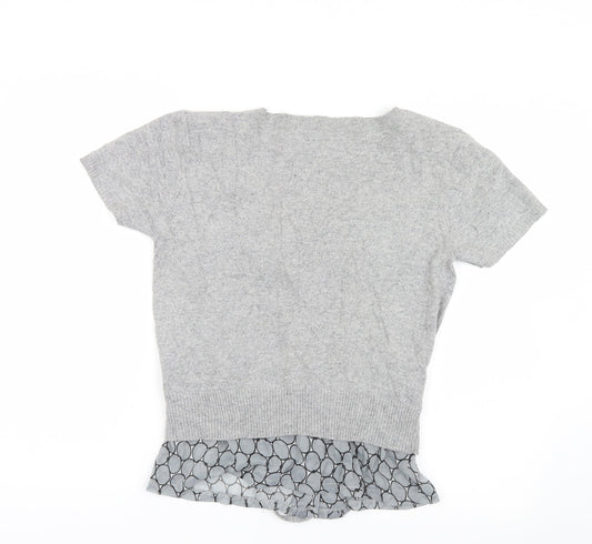 Zingara Womens Grey Knit Cardigan Jumper Size 12