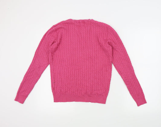 Papaya Womens Pink Pullover Jumper Size 16