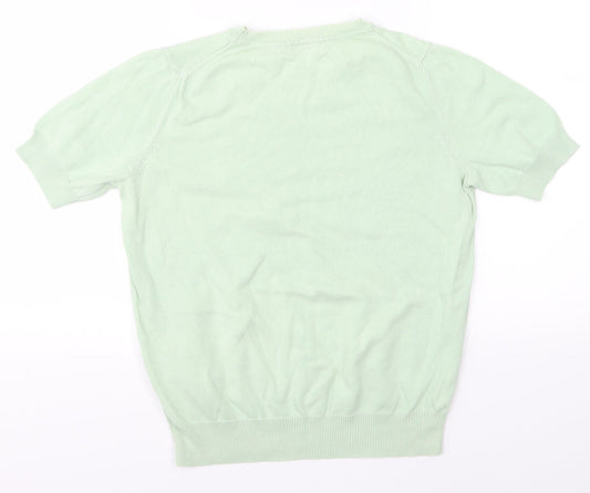 M&S Womens Green Pullover Jumper Size 10