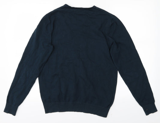 Jack Reid Mens Blue Pullover Jumper Size S