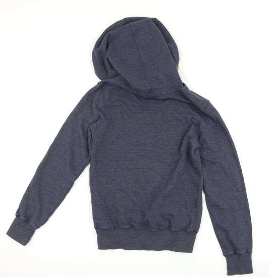 Cedar Wood State Mens Blue Pullover Hoodie Size XS - new York