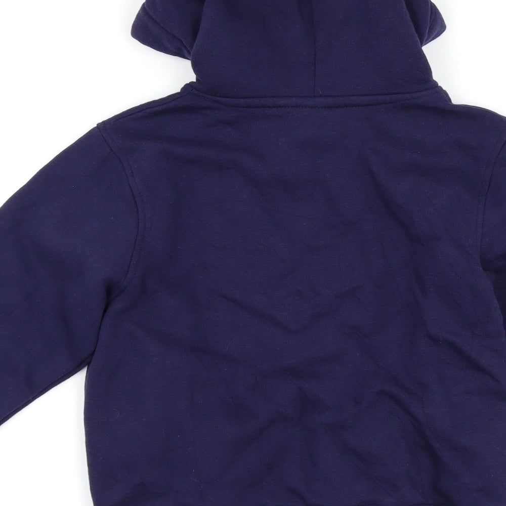 FC Barcelona Boys Blue Pullover Hoodie Size S - Barcelona FC