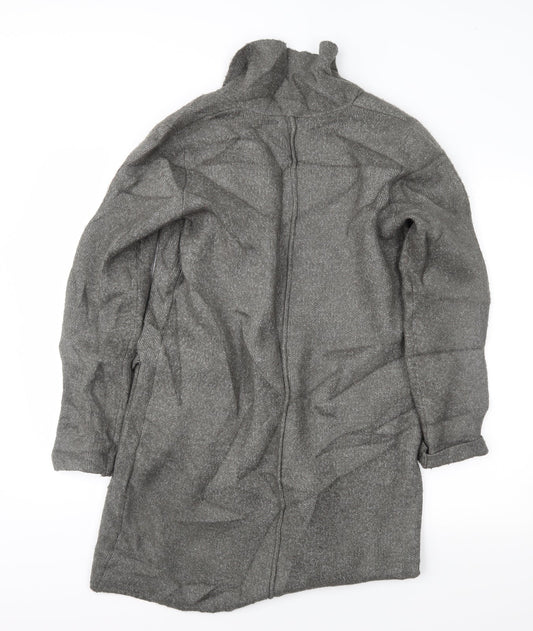 Cortefiel Womens Grey Jacket Coatigan Size S