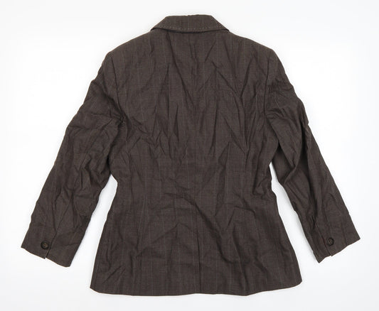 NEXT Womens Brown Jacket Blazer Size 10