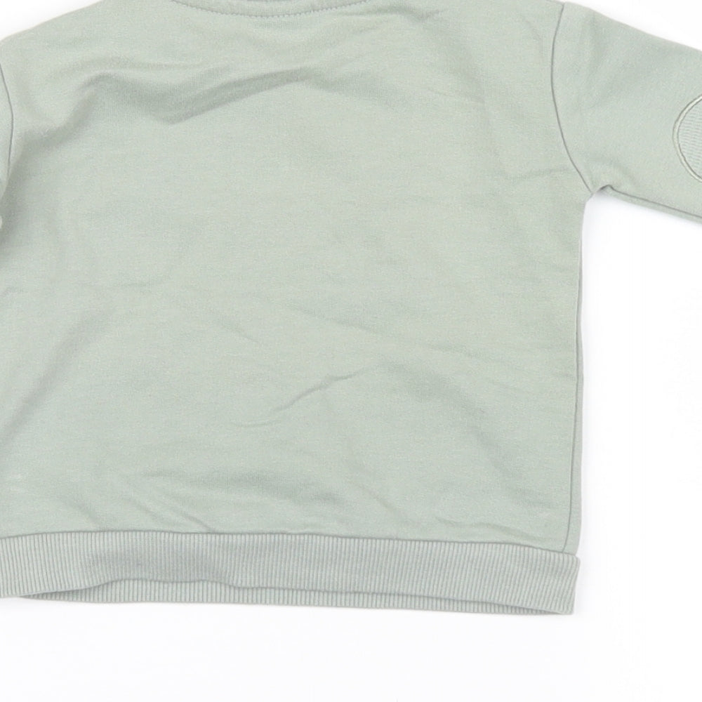fred & flo Green Pullover Jumper Size 3-6 Months - little dude