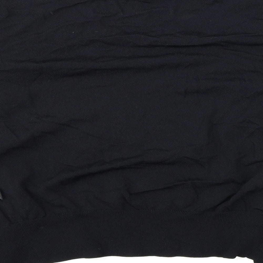 Brand and care label for Incorporatewear women’s black cardigan jumper, size XS