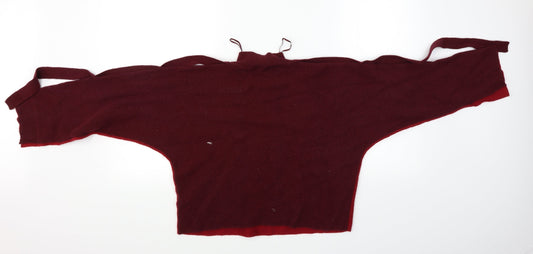 M&S Womens Red Pullover Jumper Size 8 - Cropped