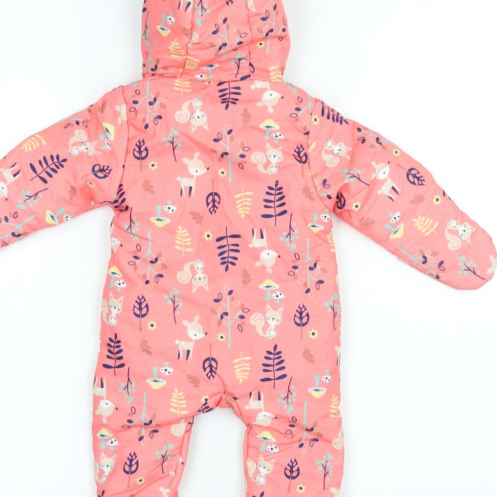 M&Co Baby Pink Coverall One-Piece Size 3-6 Months