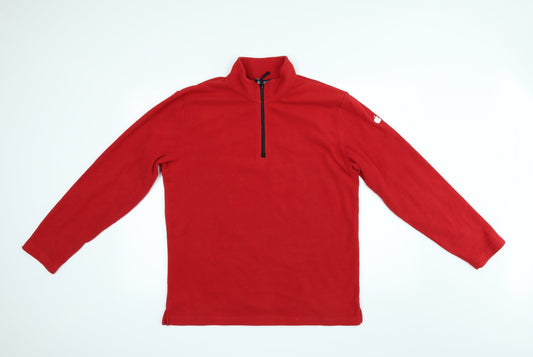 Bishop Mens Red Pullover Jumper Size M