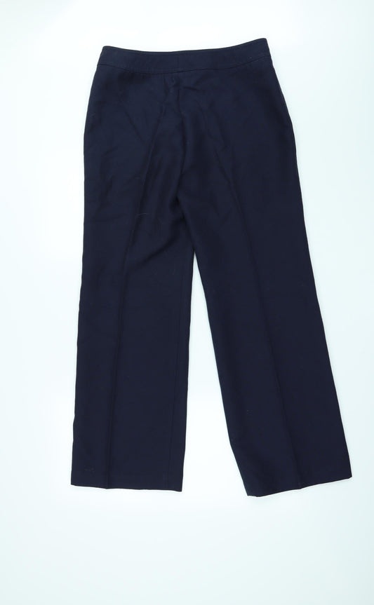 Andre Duval Womens Blue Trousers Size 16 L28 in