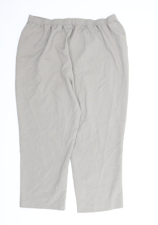 Le Bon Marché Womens Beige Capri Trousers Size 20 L24 in