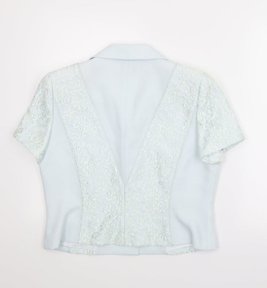 Condici Womens Green Floral Basic Button-Up Size 14