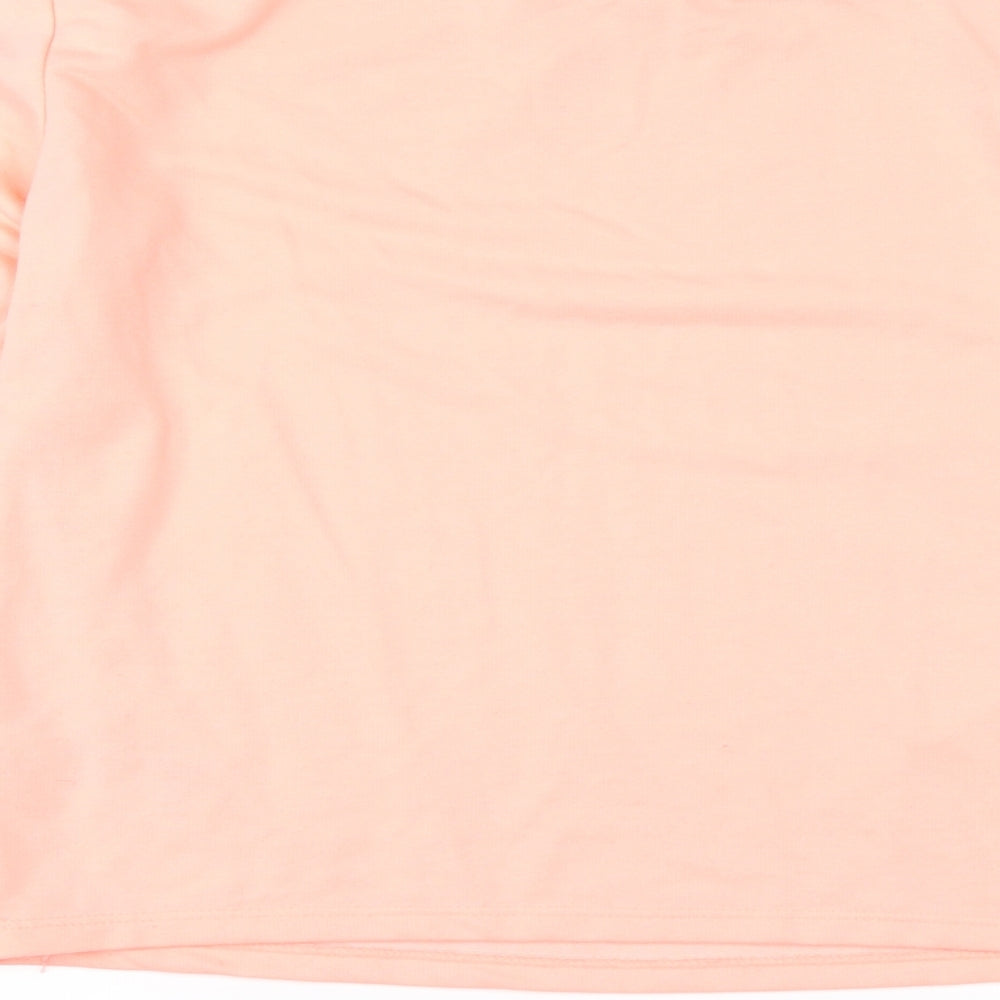 New Look Womens Orange Pullover Sweatshirt Size S