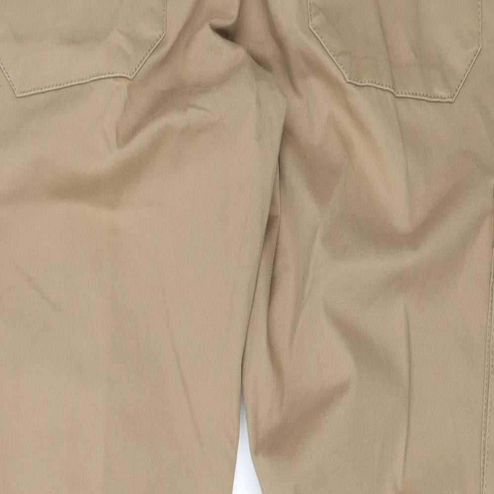 MNG Jeans Mens Beige Denim Straight Jeans Size 36 in L28 in - Side Pockets