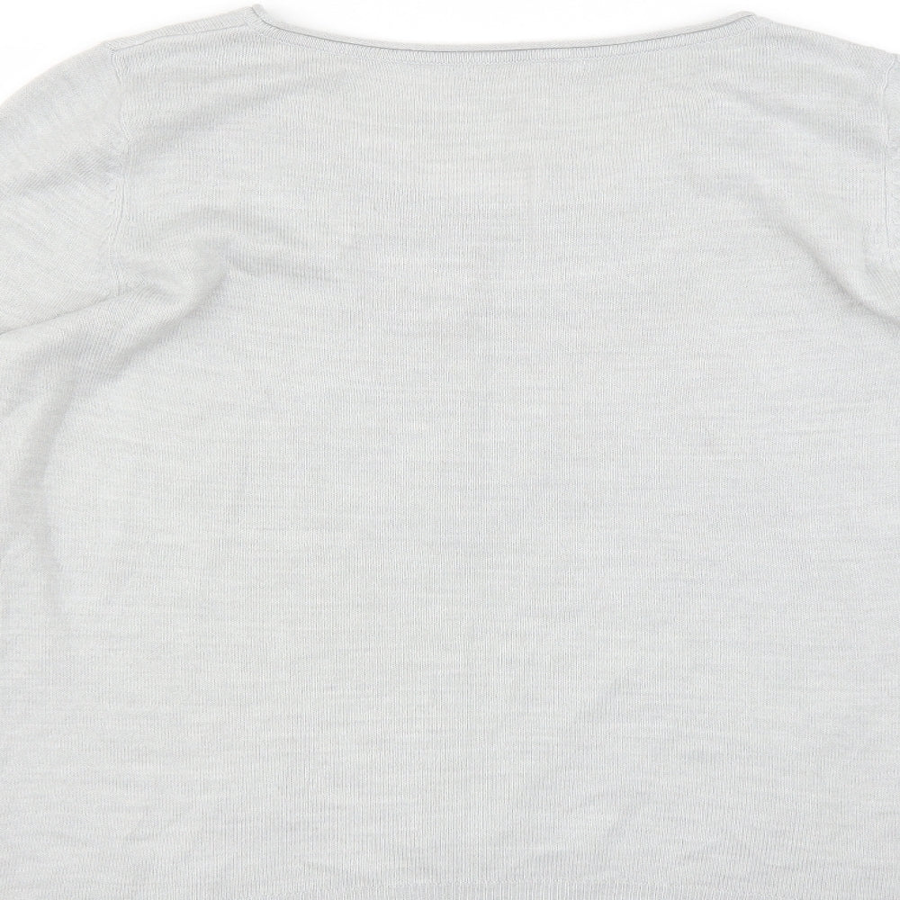Marks and Spencer Womens Grey Pullover Jumper Size 16
