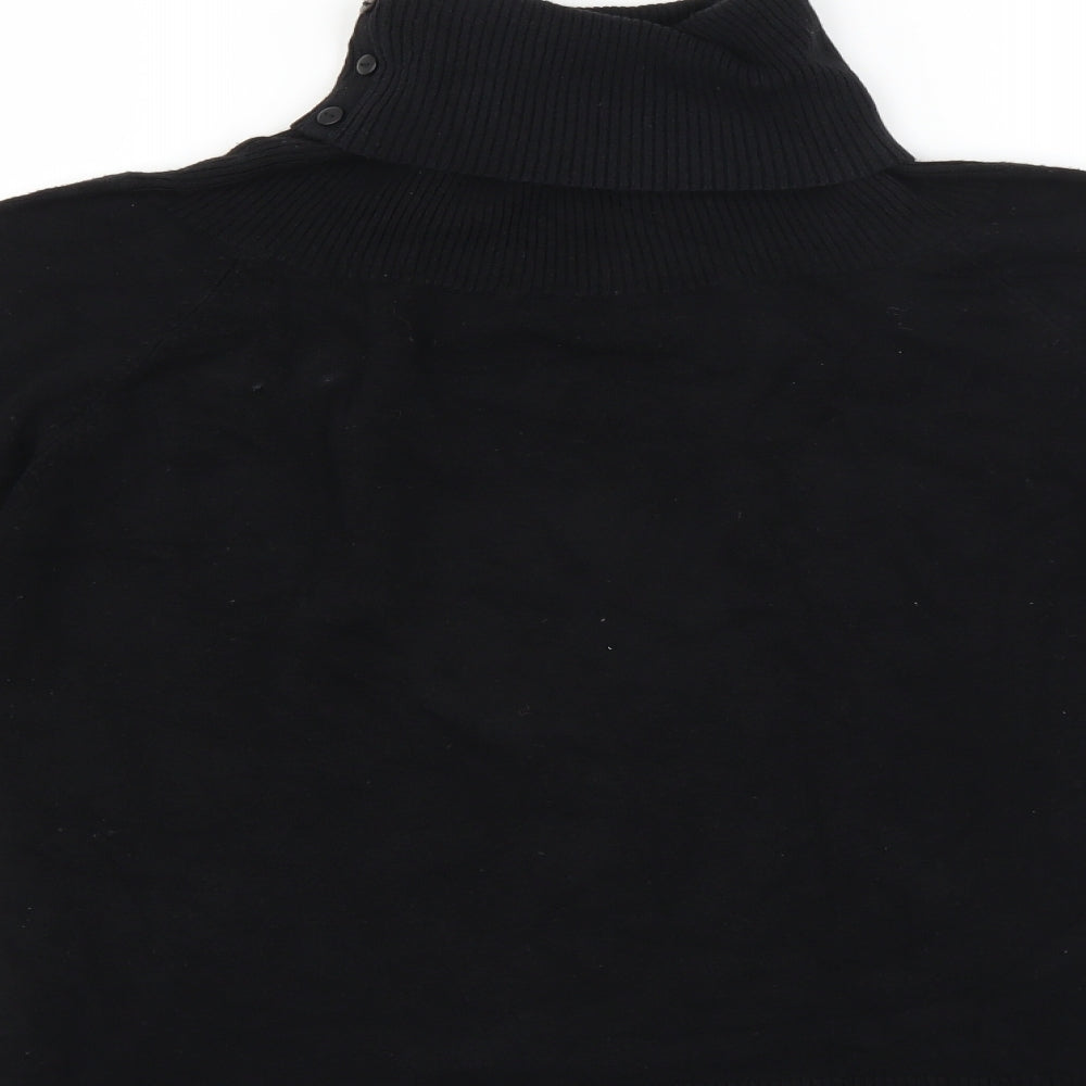 Brand and care label for Autonomy women’s black jumper, size M