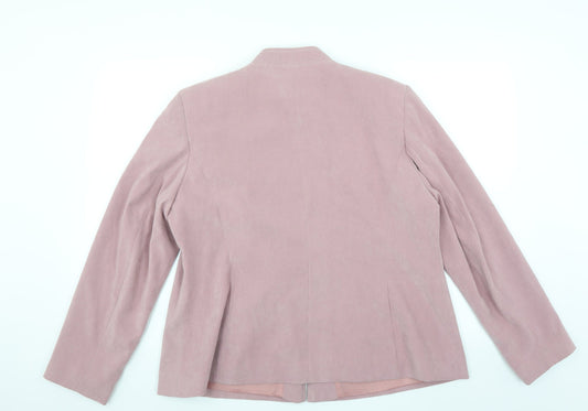 Classics Womens Pink Jacket Suit Jacket Size 20