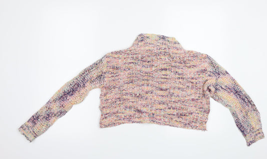 Missguided Womens Multicoloured Pullover Jumper Size 8