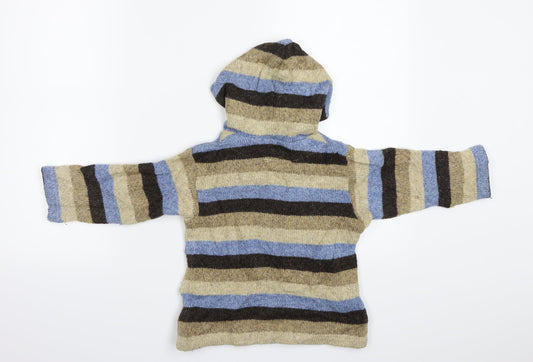 Ruth Lendik Boys Multicoloured Striped Pullover Jumper One Size