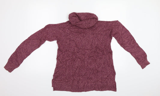 Hollister Womens Purple   Pullover Jumper Size S