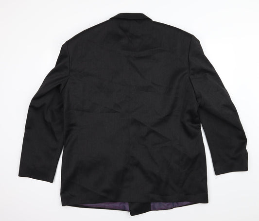 REMUS Mens Grey Rayon Jacket Suit Jacket Size 46