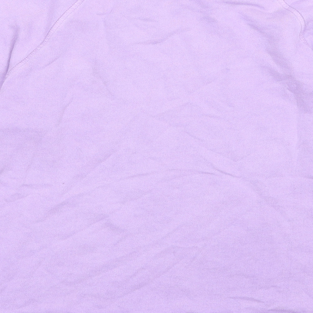 NEXT Girls Purple Jersey Pullover Sweatshirt Size 11 Years - Unicorn