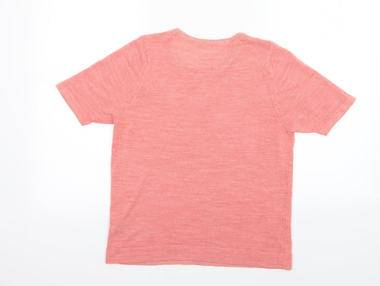 Marks and Spencer Womens Pink Knit Pullover Jumper Size 12