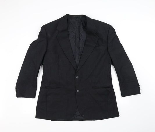 The label Mens Black Jacket Coat Size XL