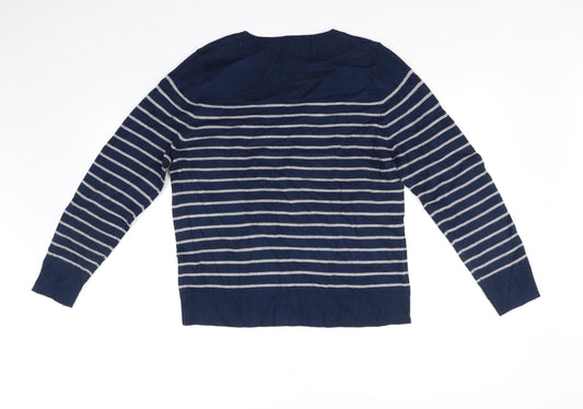 Papaya Womens Blue Pullover Jumper Size 14