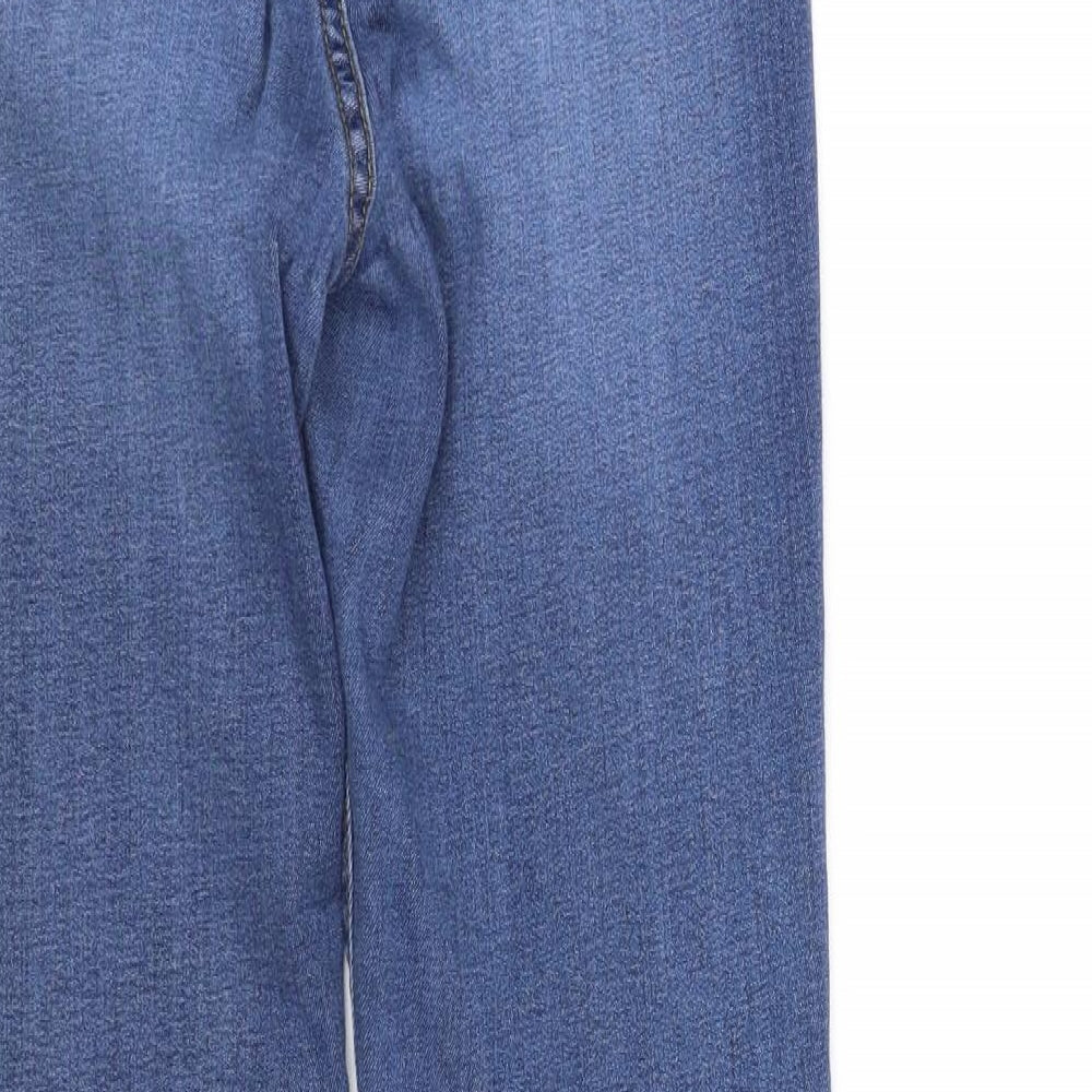 deniem & co Womens Blue Straight Jeans Size 10 L30 in
