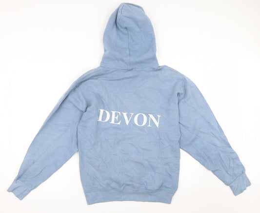 Preworn Mens Blue Pullover Hoodie Size S - devon