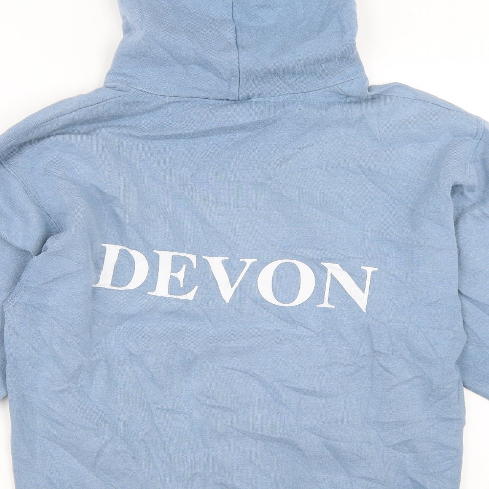 Preworn Mens Blue Pullover Hoodie Size S - devon