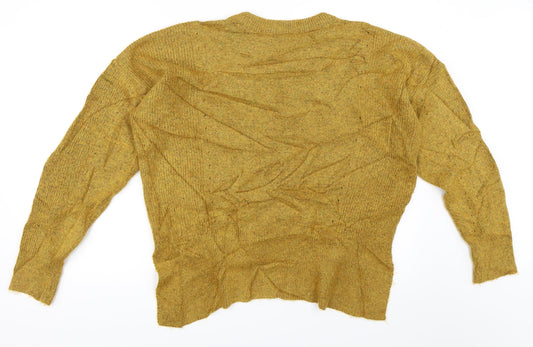 Marks and Spencer Womens Yellow Pullover Jumper Size L