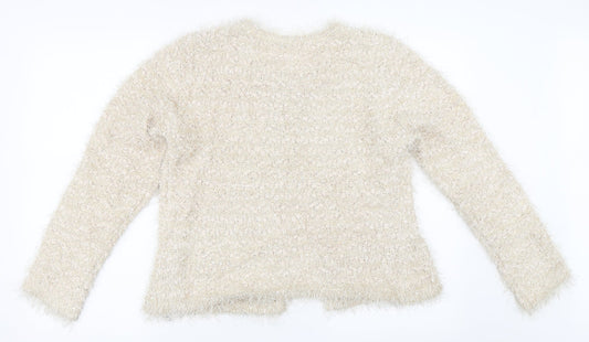 Damart Womens Beige Cardigan Jumper Size M