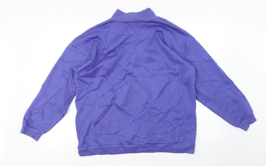 Nature Republic Womens Purple Pullover Jumper Size L