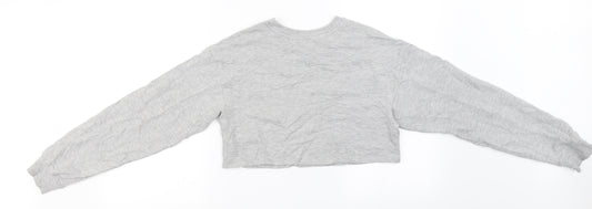 Bershka Womens Grey Pullover Jumper Size XS