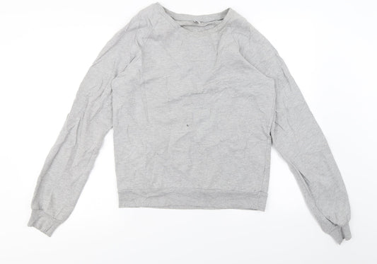 california fleece Mens Grey Pullover Jumper Size S