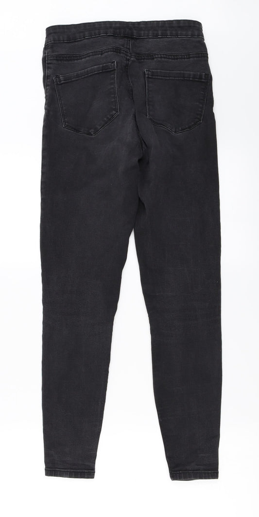 denim co Womens Black Skinny Jeans Size 10 L26 in