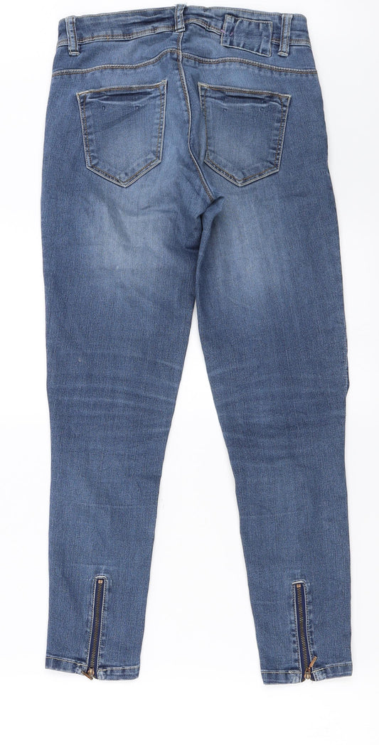 house of denim Womens Blue Skinny Jeans Size 26 in L23 in - Zip Ankles