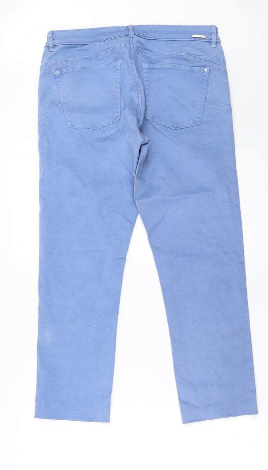 Preworn Womens Blue Skinny Jeans Size 38 in L32 in