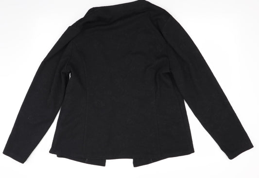 George Womens Black Jacket Coat Size 8